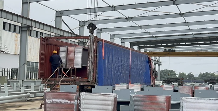 熊猫体育首页海外新项目钢结构顺利出口