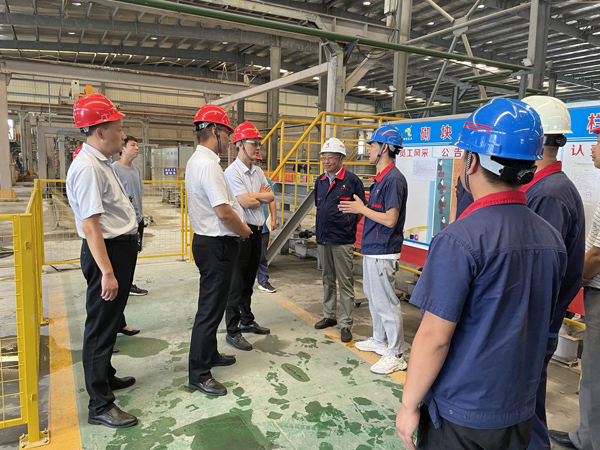 省生态环境厅副厅长到建材熊猫体育首页调研 