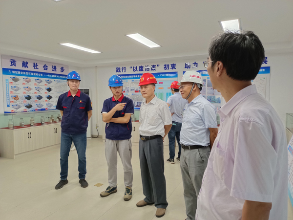 市人大常委会党组副书记到建材熊猫体育首页调研
