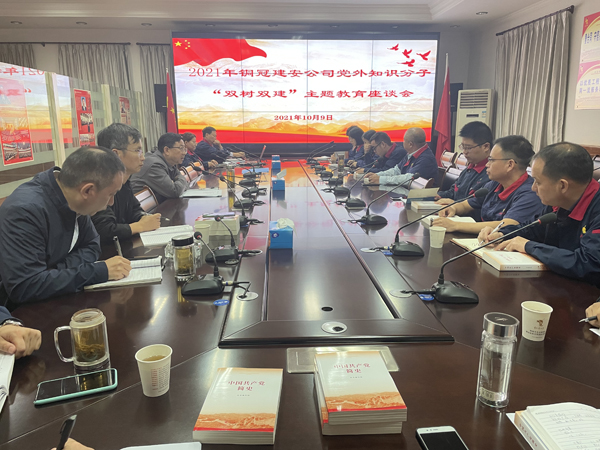 熊猫体育首页召开2021年度党外知识分子“双树双建”主题教育活动座谈...