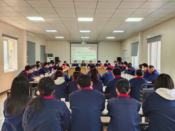 钢构熊猫体育首页召开2022年人才工作会暨表彰会