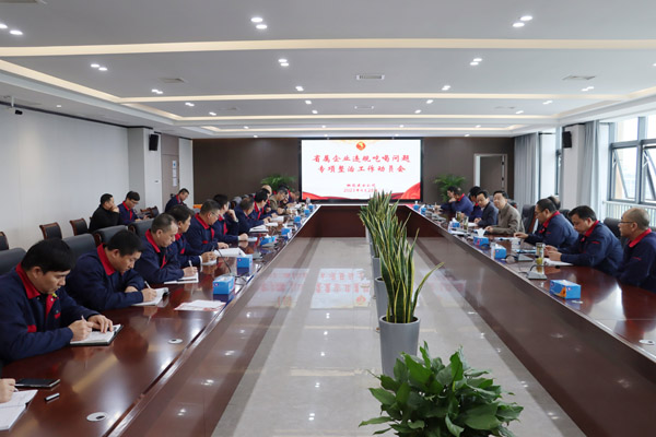 熊猫体育首页召开省属企业违规吃喝问题专项整治工作动员会