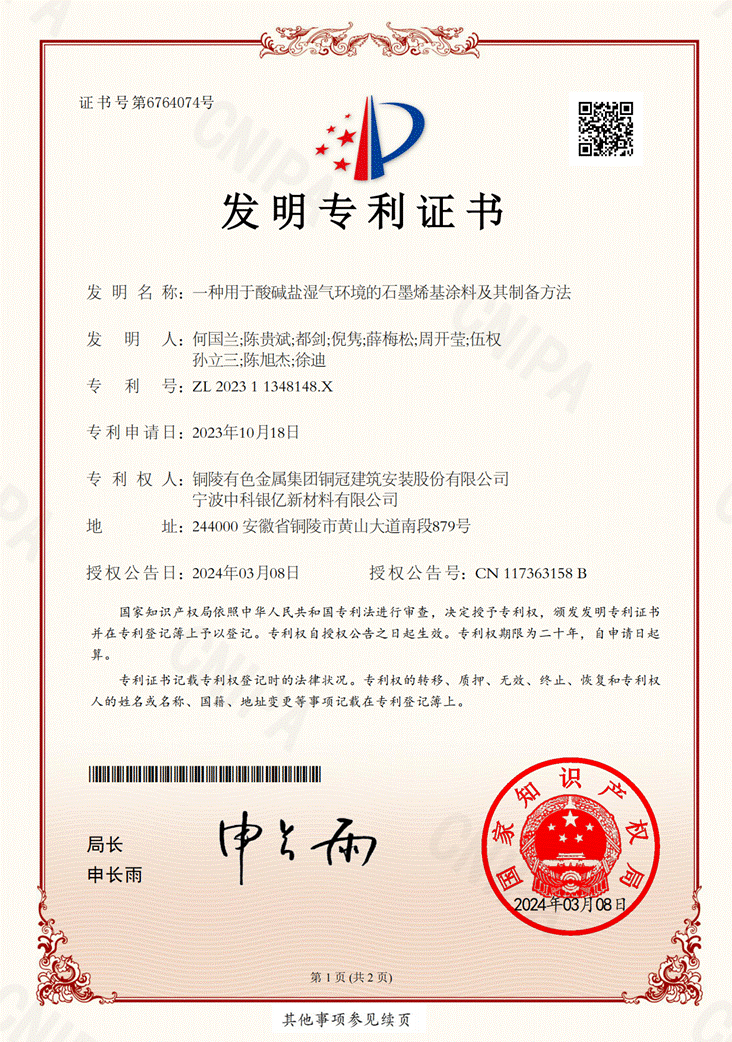 熊猫体育首页一项发明专利获得授权