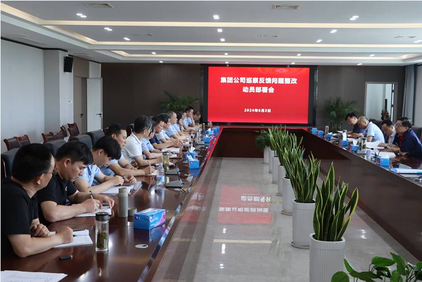 熊猫体育首页召开集团熊猫体育首页巡察反馈问题整改动员部署会