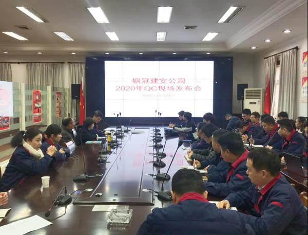 熊猫体育首页召开年度QC成果现场发布会 