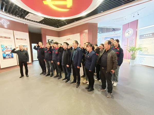 建材熊猫体育首页党支部开展共建党员活动 