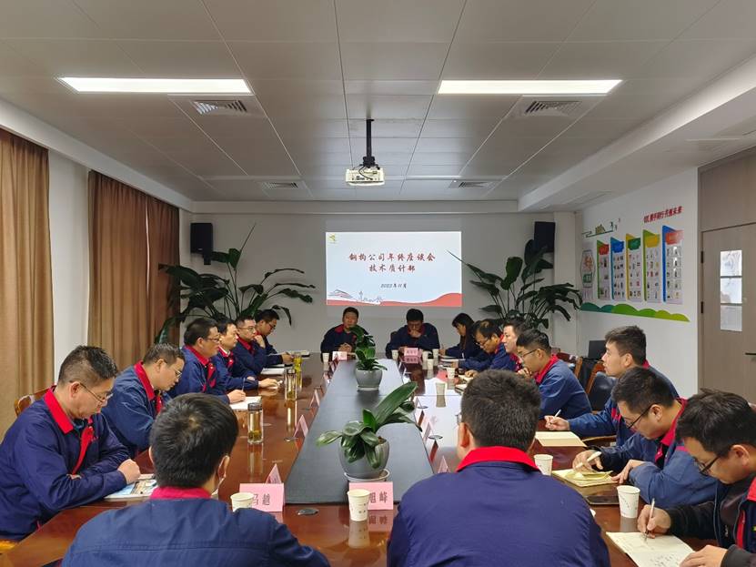 钢构熊猫体育首页召开年终座谈会